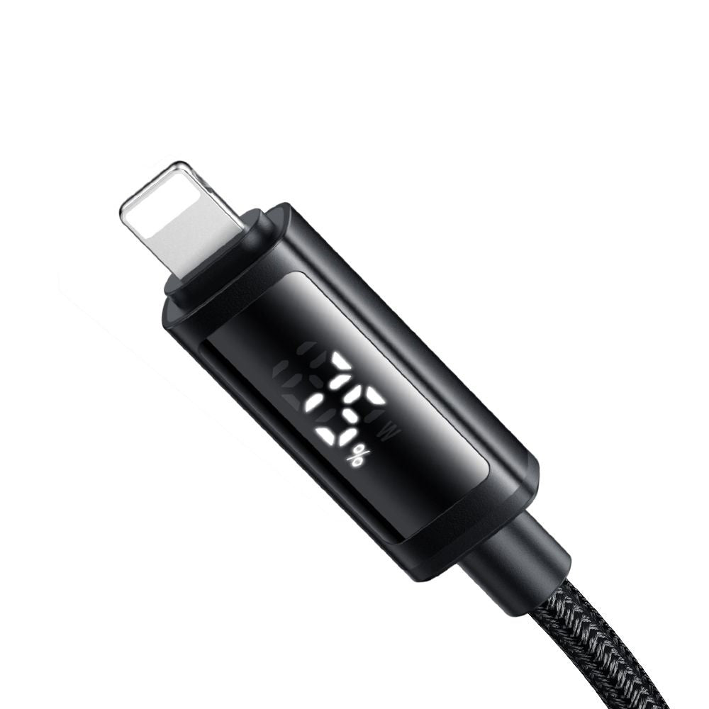 USB-C - Lightning McDodo CA-7990 Display Daten- und Ladekabel, 36W, 1.2m, Schwarz