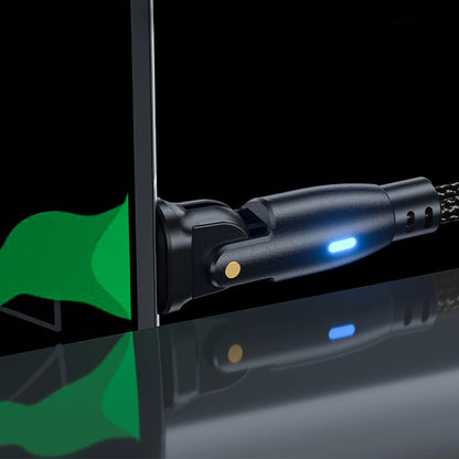 Cavo Dati e Ricarica USB-C - USB-C 3MK Hyper N Angled, 60W, 2m, Nero