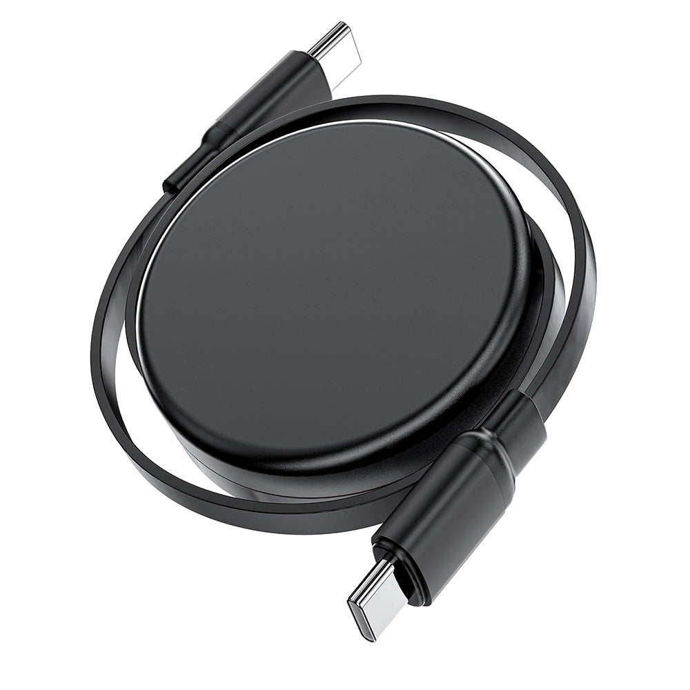 Câble de Données et de Charge USB-C - USB-C Acefast C13-03, 60W, 0.8m, Noir