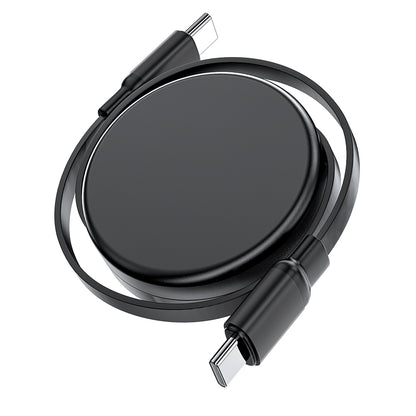 Câble de Données et de Charge USB-C - USB-C Acefast C13-03, 60W, 0.8m, Noir