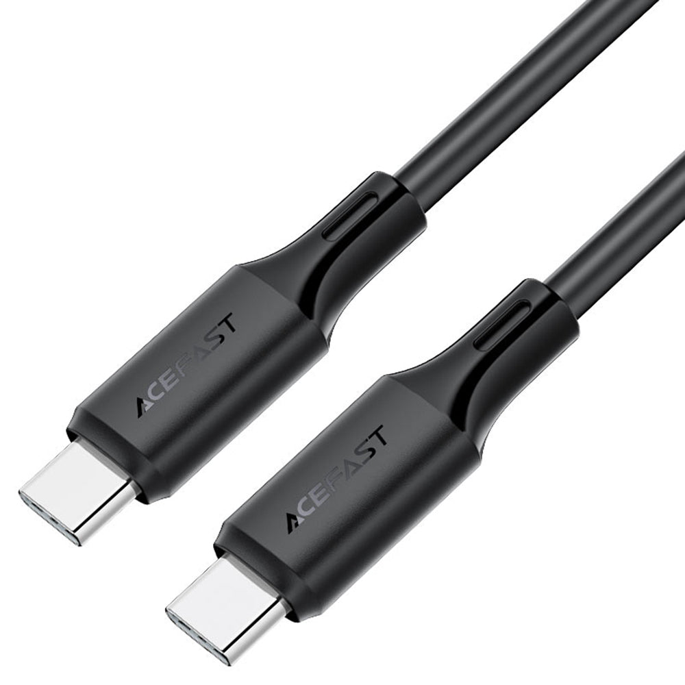 USB-C Daten- und Ladekabel - USB-C Acefast C17-03, 60W, 1,2m, Schwarz