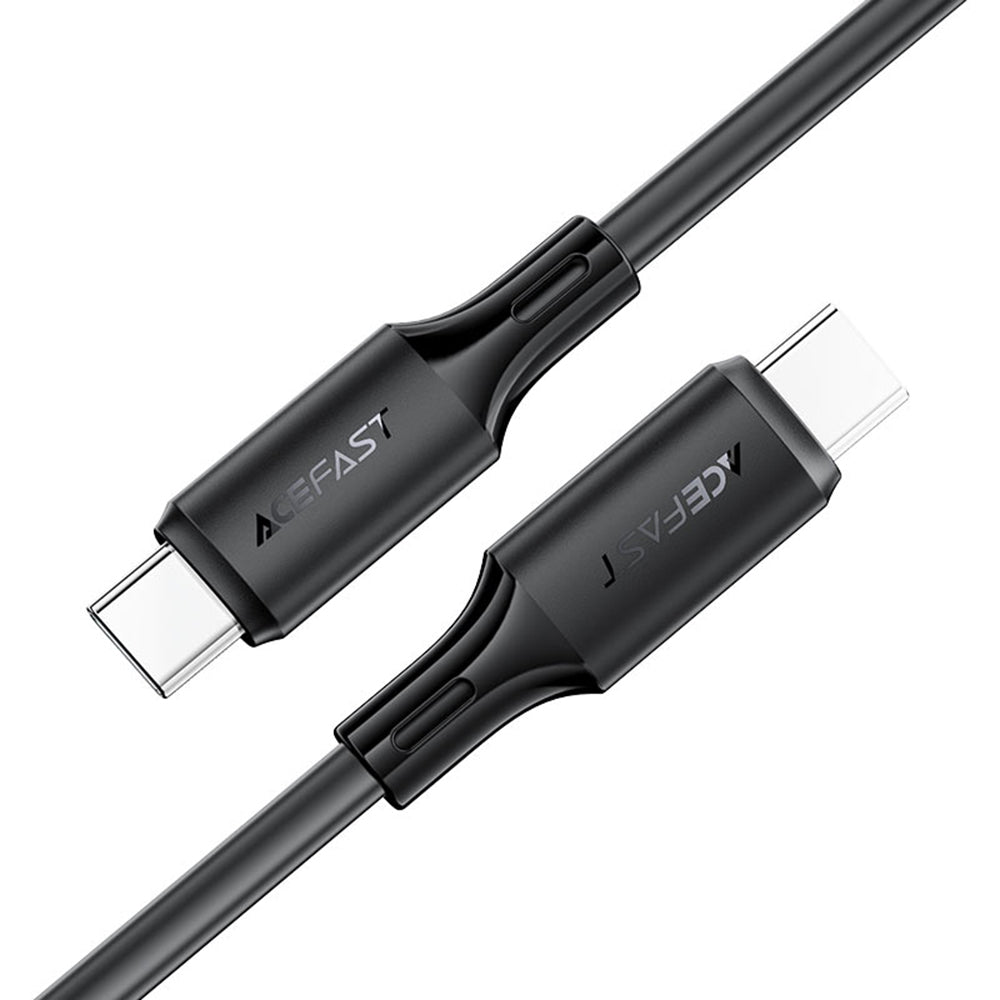 USB-C Daten- und Ladekabel - USB-C Acefast C17-03, 60W, 1,2m, Schwarz