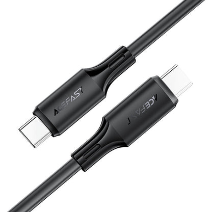 USB-C Daten- und Ladekabel - USB-C Acefast C17-03, 60W, 1,2m, Schwarz