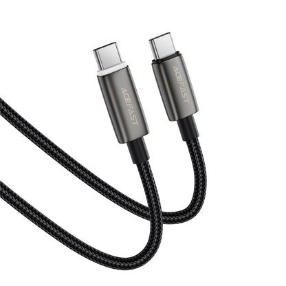 Daten- und Ladekabel USB-C - USB-C Acefast C23-03, 60W, 1,2m, Schwarz