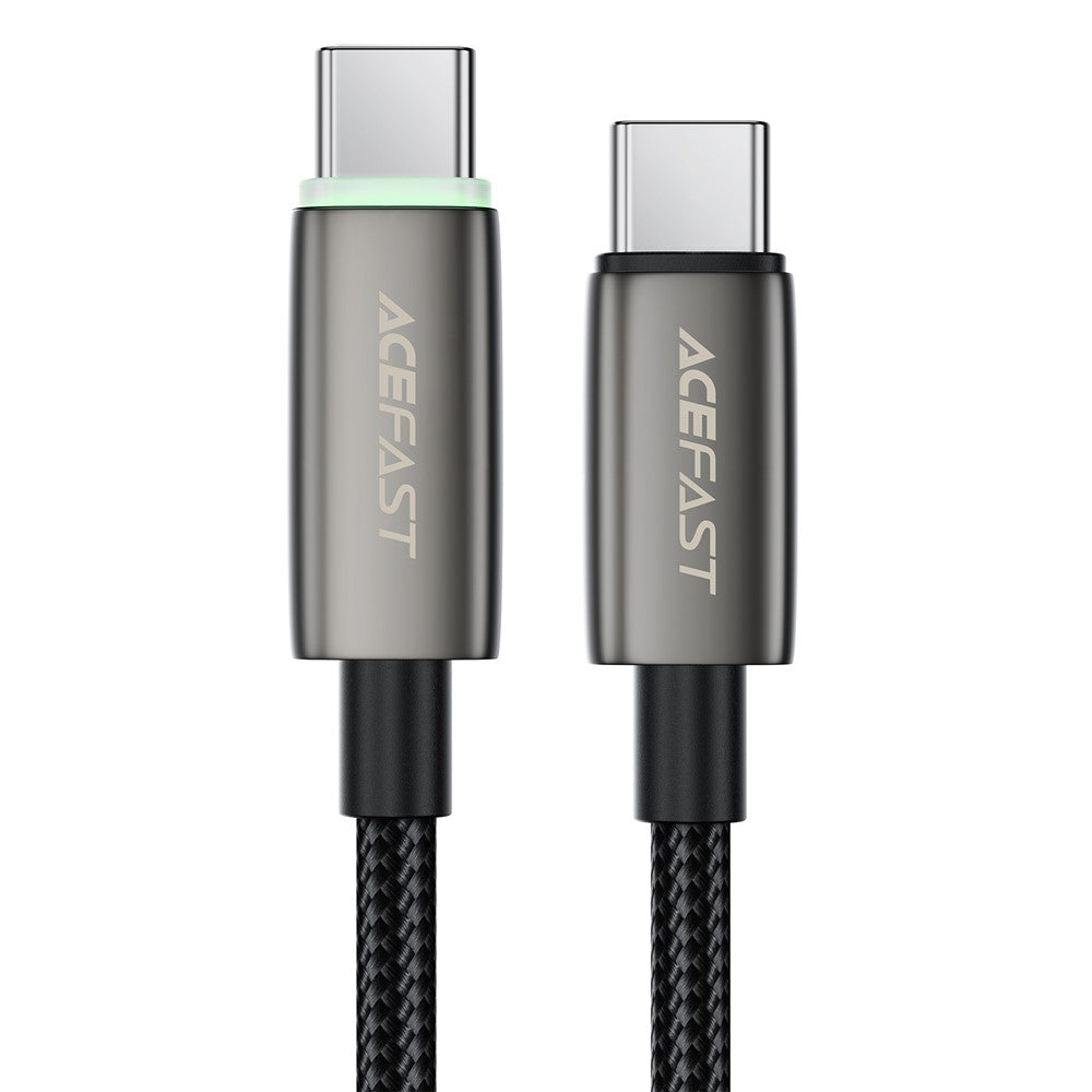 Daten- und Ladekabel USB-C - USB-C Acefast C23-03, 60W, 1,2m, Schwarz