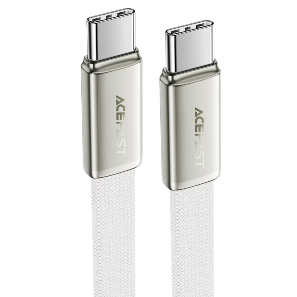 Daten- und Ladekabel USB-C - USB-C Acefast C24-03, 60W, 1,2m, Weiß