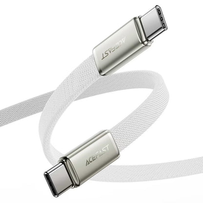 Daten- und Ladekabel USB-C - USB-C Acefast C24-03, 60W, 1,2m, Weiß