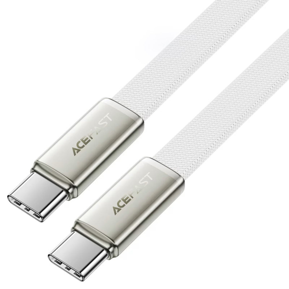 Daten- und Ladekabel USB-C - USB-C Acefast C24-03, 60W, 1,2m, Weiß
