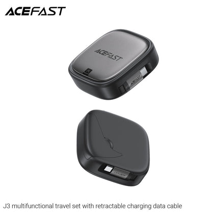 Cavo Dati e Ricarica USB-C - USB-C Acefast Travel J3, 60W, 0.95m, Nero