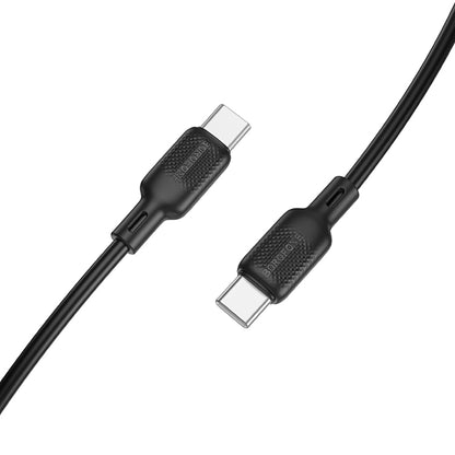 USB-C Daten- und Ladekabel - USB-C Borofone BX113 Lenny, 60W, 2m, Schwarz