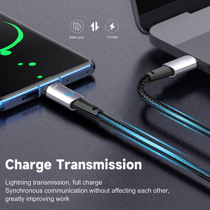 Daten- und Ladekabel USB-C - USB-C Lito LD10CC, 60W, 1m, Schwarz