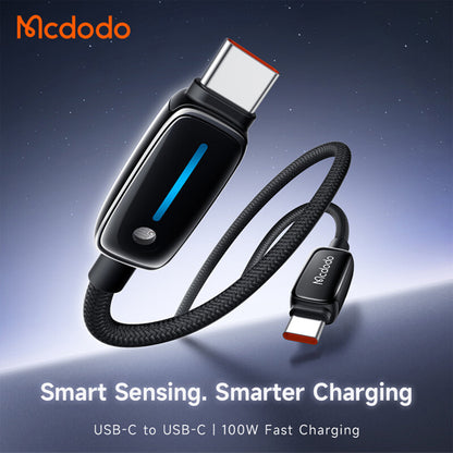 USB-C Daten- und Ladekabel - USB-C McDodo CA-0100, 100W, 1.2m, Schwarz