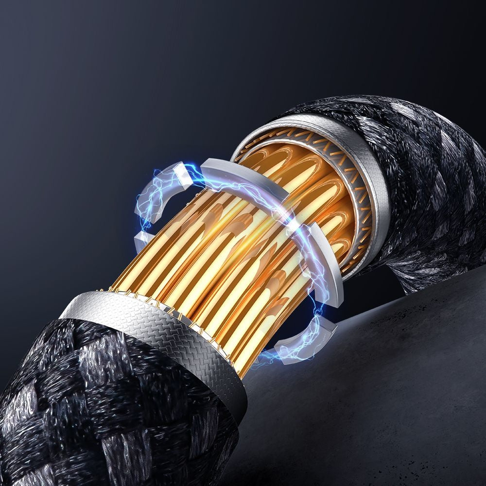 USB-C Daten- und Ladekabel - USB-C McDodo CA-2000 Self Winding, 60W, 1.2m, Schwarz