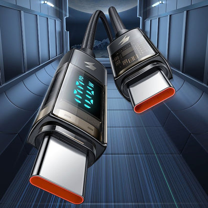 Cavo Dati e Ricarica USB-C - USB-C McDodo CA-3610 Display Auto Power Off, 100W, 1.2m, Nero