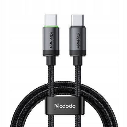 Daten- und Ladekabel USB-C - USB-C McDodo CA-4410, 60W, 1m, Schwarz