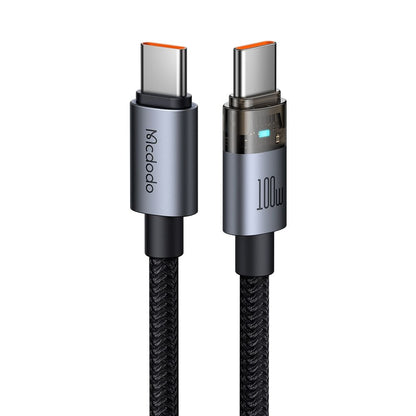 USB-C Daten- und Ladekabel - USB-C McDodo CA-5580, 100W, 1.2m, Schwarz