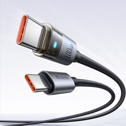 USB-C Daten- und Ladekabel - USB-C McDodo CA-5580, 100W, 1.2m, Schwarz