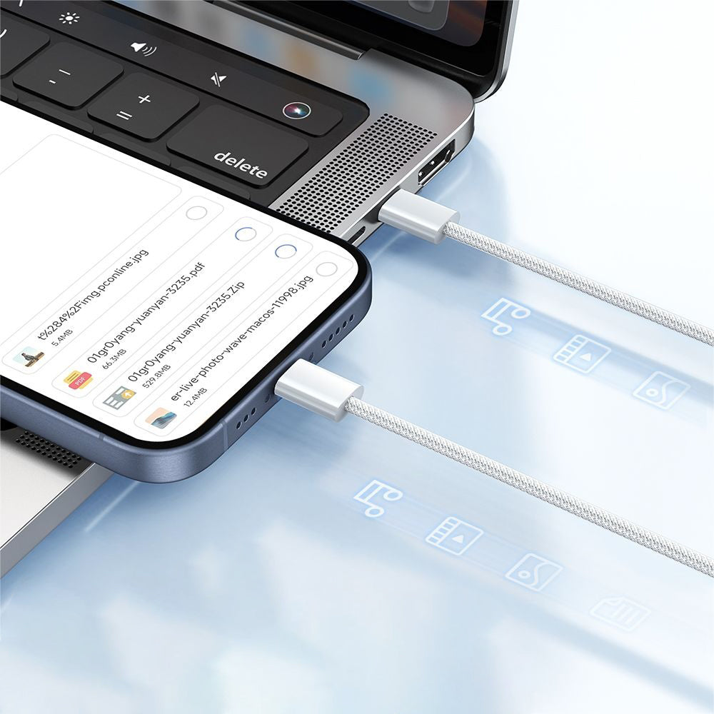 Daten- und Ladekabel USB-C - USB-C McDodo CA-5690, 60W, 1m, Weiß