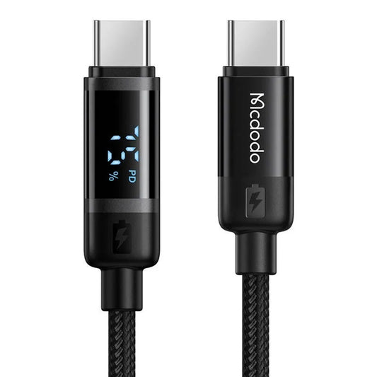 Cavo Dati e Ricarica USB-C - USB-C McDodo CA-5780 Bat Display, 60W, 1.2m, Nero