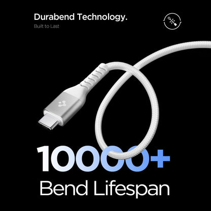Câble de Données et de Charge USB-C - USB-C Spigen EB10010CCA, 100W, 1m, Blanc ACA11102