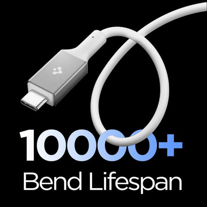 Daten- und Ladekabel USB-C - USB-C Spigen EB10020CC, 100W, 2m, Weiß