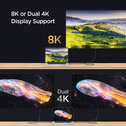 Daten- und Ladekabel USB-C - USB-C Spigen EB24015CC, 240W, 1,5m, Schwarz ACA10423