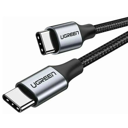Câble de données et de charge USB-C - USB-C UGREEN US261 (50152), 60 W, 2 m, gris