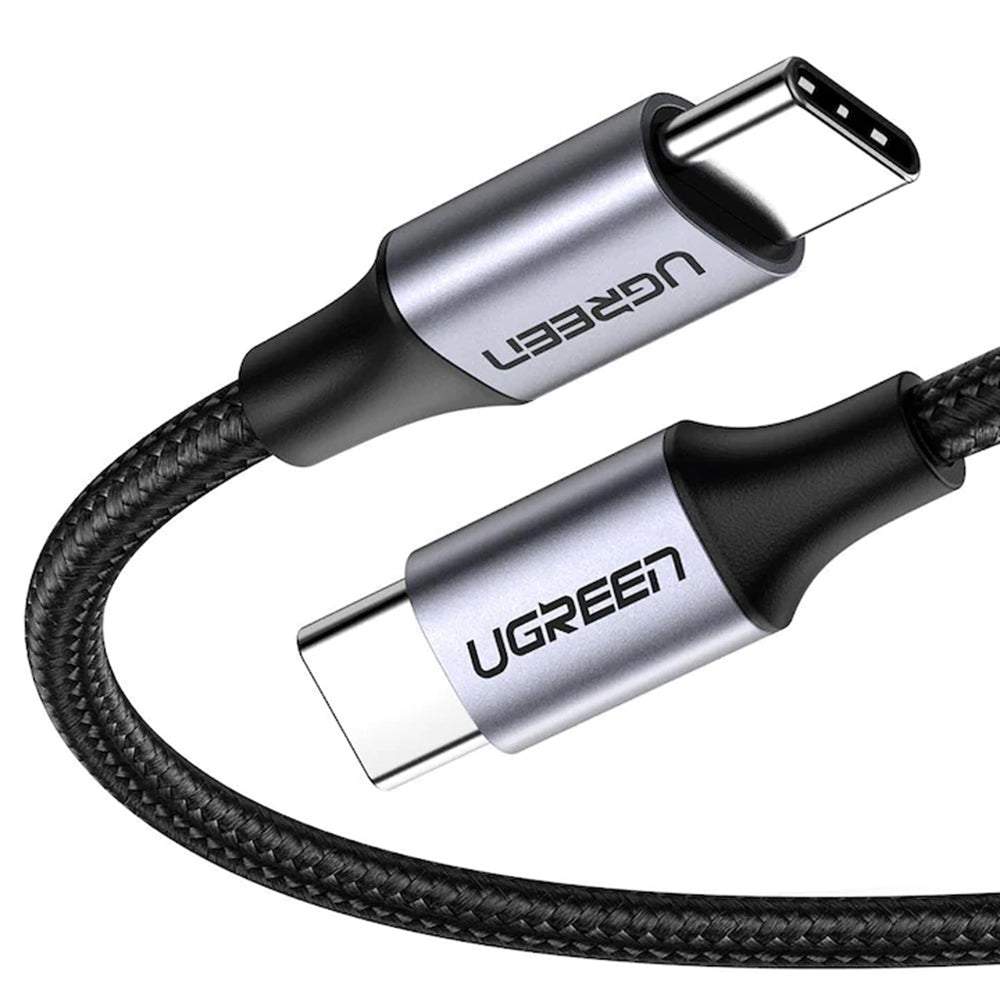 Câble de données et de charge USB-C - USB-C UGREEN US261 (50152), 60 W, 2 m, gris