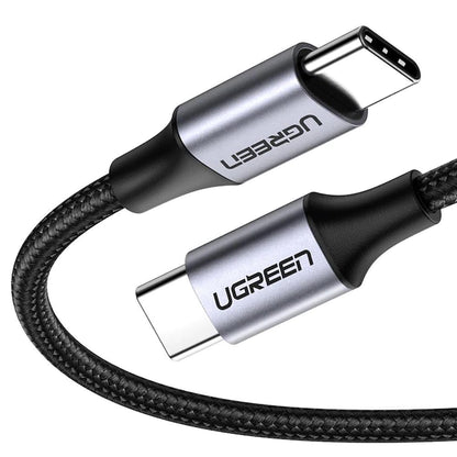 Câble de données et de charge USB-C - USB-C UGREEN US261 (50152), 60 W, 2 m, gris