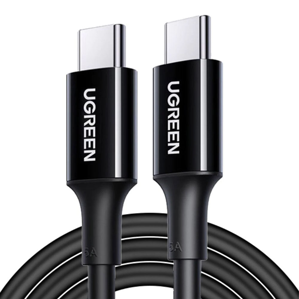 Câble de Données et de Charge USB-C - USB-C UGREEN US300 (80371), 100W, 1m, Noir