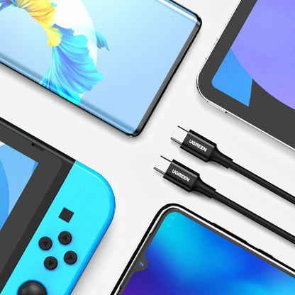 Câble de Données et de Charge USB-C - USB-C UGREEN US300 (80371), 100W, 1m, Noir