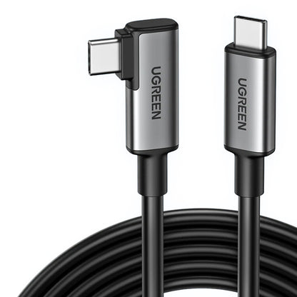 Daten- und Ladekabel USB-C - USB-C UGREEN US551 (90629) Angled, 60W, 5m, Schwarz
