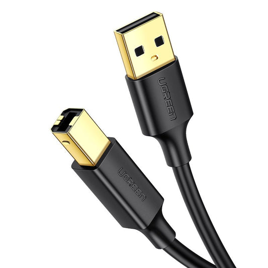 UGREEN US135 Druckerkabel, USB-A - USB-B, 1,5m, Schwarz