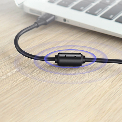 Drucker Kabel UGREEN US135, USB-A - USB-B, 5m, Schwarz