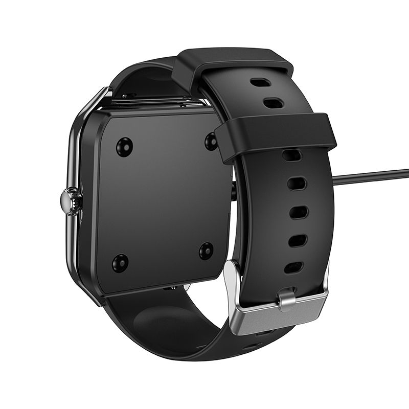 Cavo di Ricarica per Smartwatch HOCO Y28, USB-A, Nero