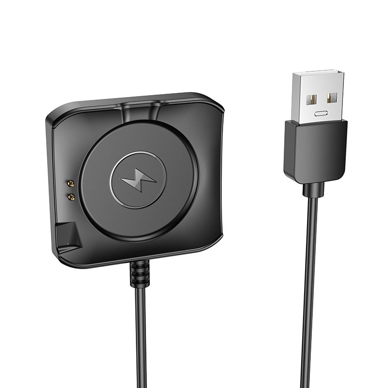 Cavo di Ricarica per Smartwatch HOCO Y28, USB-A, Nero