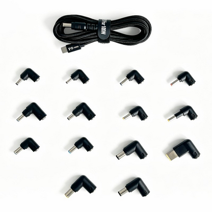 Câble de charge OEM, 2m, 14 en 1, Noir