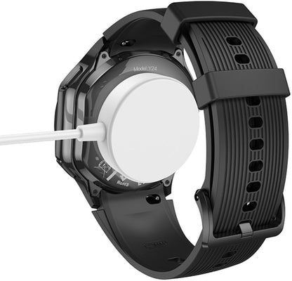Câble de chargement pour Smartwatch HOCO Y24, USB-A, Blanc