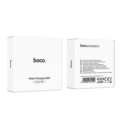 Câble de chargement pour Smartwatch HOCO Y24, USB-A, Blanc