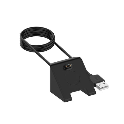 Techsuit TGC3 Charging Cable for Garmin Fenix 5 Plus / 7X / 6X / 6 / 5, USB-A, Black