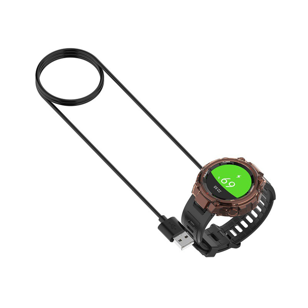 Câble de Chargement Techsuit THA2 pour Amazfit Watch Series, USB-A, Noir