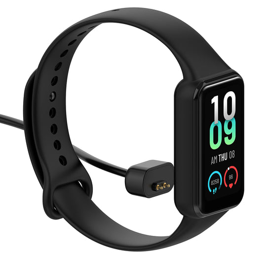 Câble de Chargement Techsuit THA5 pour Amazfit Band 7, USB-A, Noir