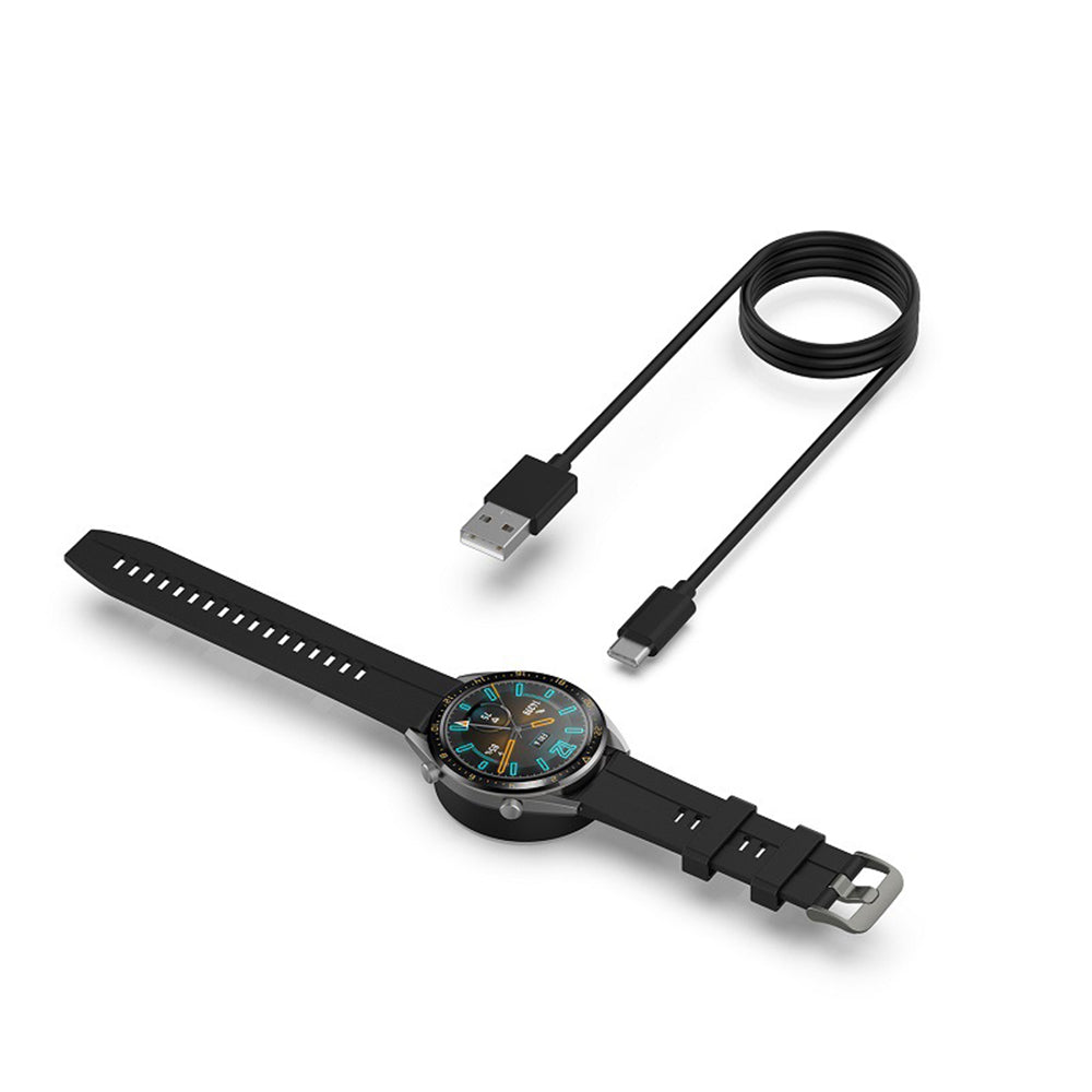 Câble de charge Techsuit THC3 pour Honor Watch / Huawei Watch Series, USB-A, Noir