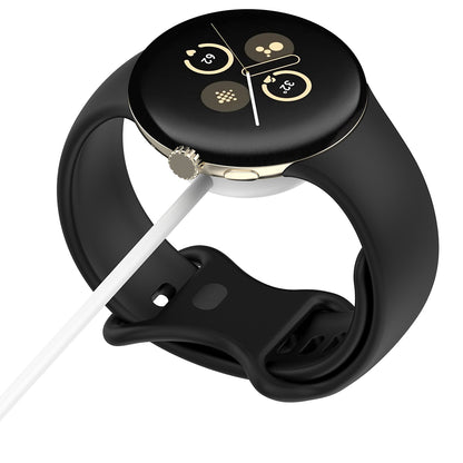 Câble de Chargement Techsuit THC5 pour Google Pixel Watch 3 45mm / Watch 3 41mm, USB-C, Blanc