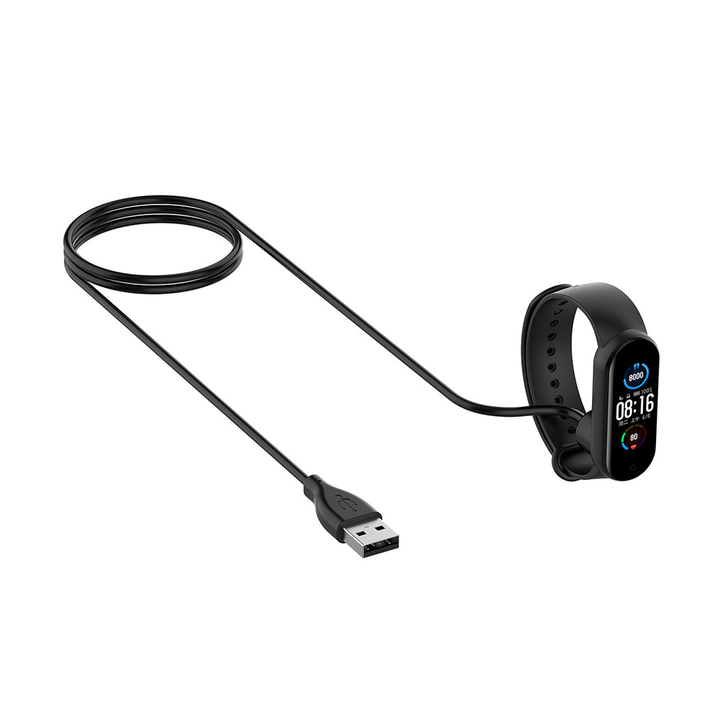 Câble de Chargement Techsuit TXC1 pour Xiaomi Smart Band 7 / 6 / 5, USB-A, Noir
