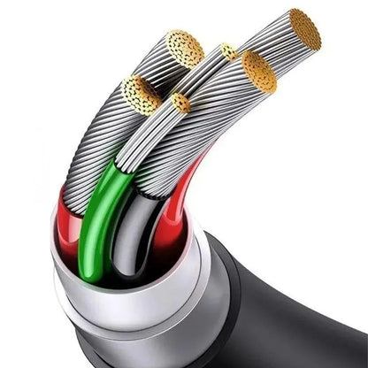 Ladekabel USB-A - Lightning / microUSB / USB-C Baseus 3in1, 100W, 1,5m, Weiß P10377705213-00