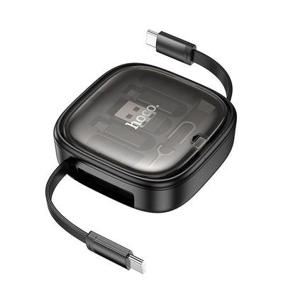 USB-C - USB-C Daten- und Ladekabel HOCO U140, 60W, 0,95m, Schwarz