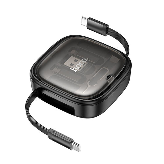 Câble de Données et de Charge USB-C - USB-C HOCO U140, 60W, 0.95m, Noir