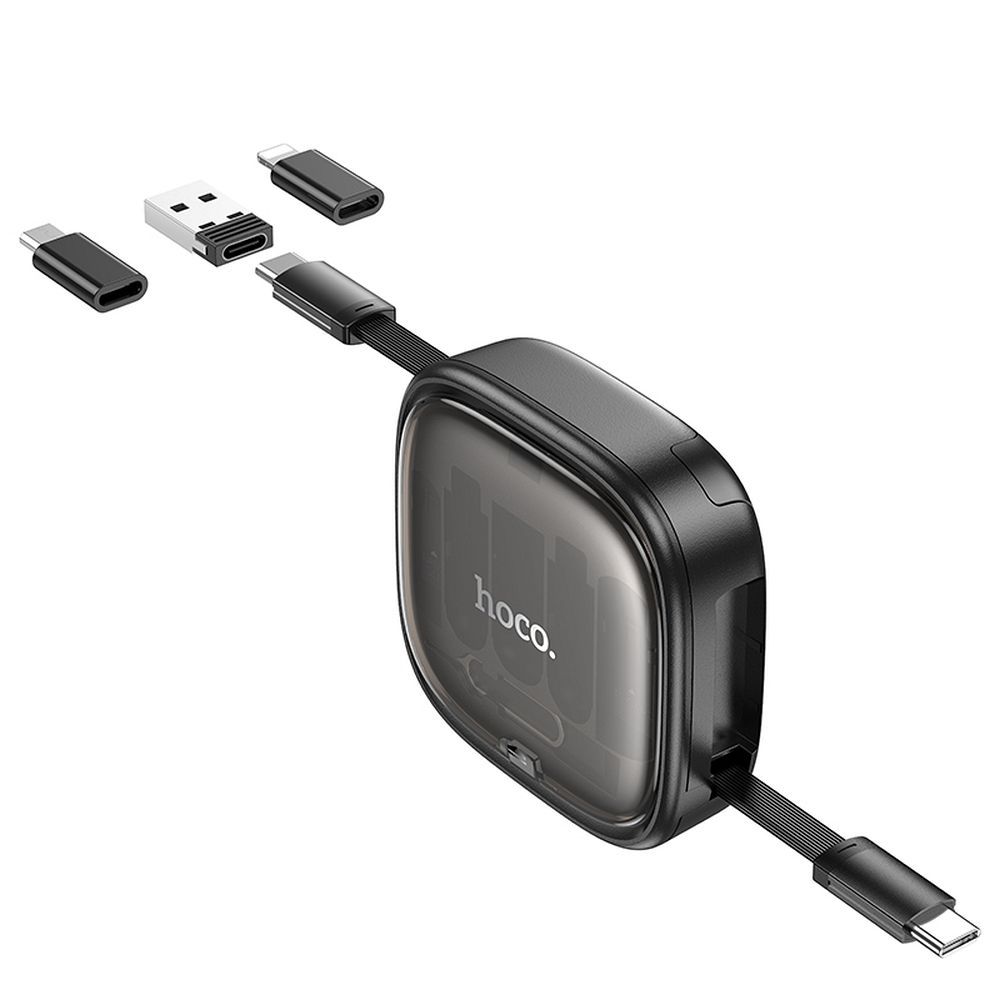 USB-C - USB-C Daten- und Ladekabel HOCO U140, 60W, 0,95m, Schwarz