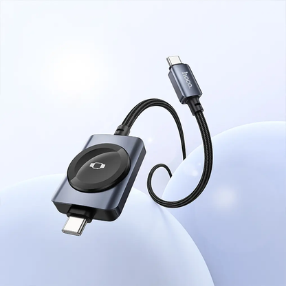 Cavo di Ricarica USB-C - USB-C HOCO CW66 2in1, 100W, 1,2m, Nero